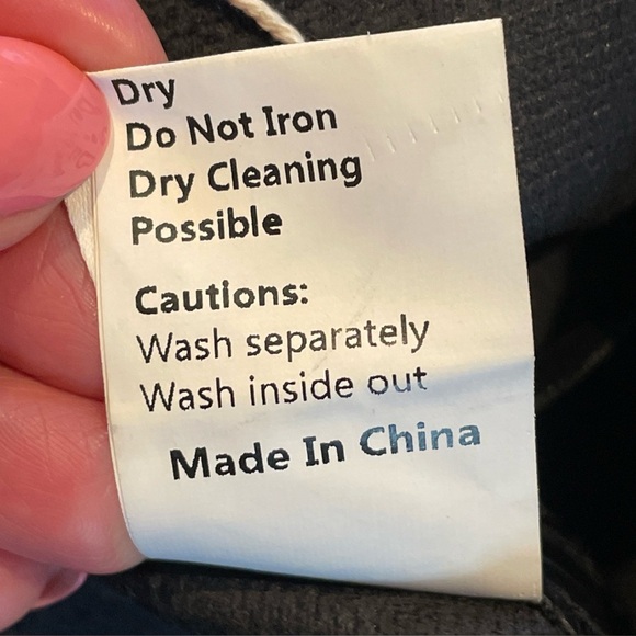 New Commense Black Mini XL/12 Faux Leather Zippered Skirt Asymmetrical Retro - Picture 13 of 14